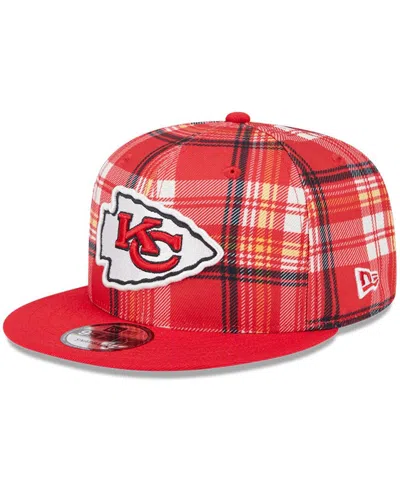 New Era Men's Red Kansas City Chiefs 2024 Sideline Statement 9fifty Snapback Hat