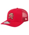 New Era Men's Red Maryland Terrapins Primary 9seventy Trucker Stretch-snap Hat