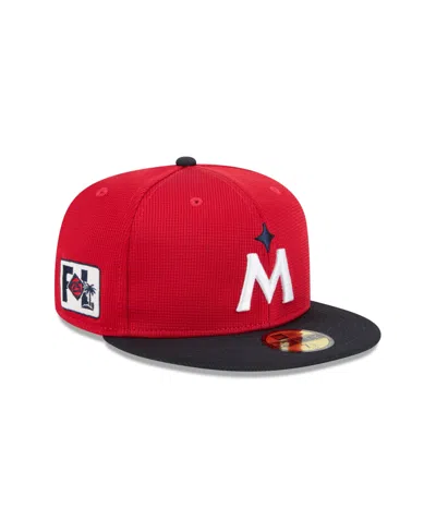 New Era Men's Red Minnesota Twins 2025 Spring Training 59fifty Fitted Hat