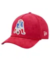 New Era Men's Red New England Patriots Cord Corduroy 9forty A-frame Adjustable Hat In Red