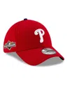 New Era Men's Red Philadelphia Phillies 2025 Mlb Postseason Side Patch 39thirty Flex Hat In Red