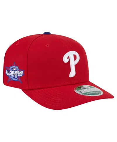 New Era Men's Red Philadelphia Phillies 2026 All-star Game Side Patch 9seventy Adjustable Hat