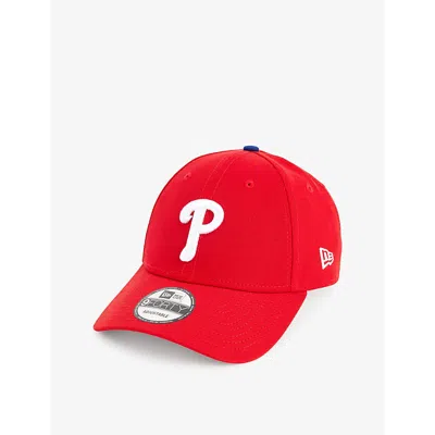 New Era Mens Red Philadelphia Phillies Woven Baseball Cap