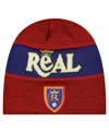 New Era Men's Red Real Salt Lake 2025 Kickoff Beanie Hat In Red