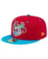 New Era Men's Red Scranton Wilkes-barre Railriders Copa De La Diversion 59fifty Fitted Hat