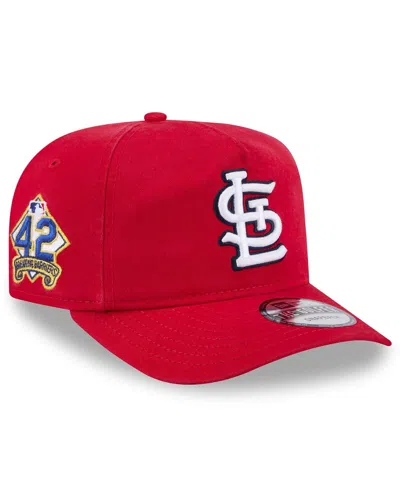 New Era Men's Red St. Louis Cardinals 2025 Jackie Robinson Day Golfer Adjustable Hat
