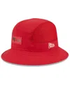 New Era Men's Red Tampa Bay Buccaneers 2025 Sideline Bucket Hat In Red