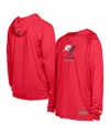 New Era Men's Red Tampa Bay Buccaneers Functional Fandom Hoodie In Red