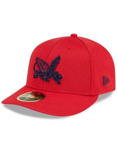 New Era Men's Red Texas Rangers City Connect Batting Practice Low Profile 59fifty Fitted Hat