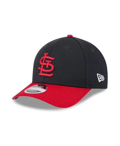New Era Men's Red/black St. Louis Cardinals 2025 Batting Practice 9forty M-crown Adjustable Hat In Multi