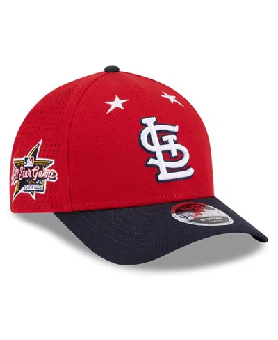 New Era Men's Red/navy St. Louis Cardinals 2025 Mlb All-star Game 9forty M-crown Adjustable Hat