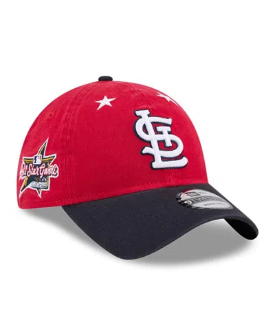 New Era Men's Red/navy St. Louis Cardinals 2025 Mlb All-star Game 9twenty Adjustable Hat In Multi