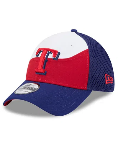 New Era Men's Red/royal Texas Rangers 2025 Spring Training 39thirty Flex Hat In Red,royal