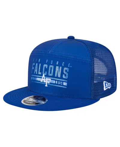 New Era Men's Royal Air Force Falcons Split Panel 9fifty Snapback Trucker Hat