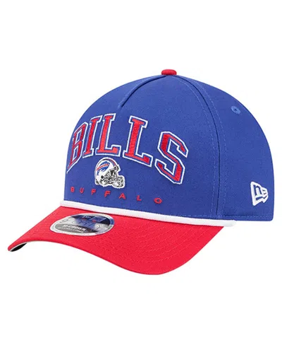 New Era Men's Royal Buffalo Bills Arch Coolera 9forty A-frame Adjustable Hat In Blue