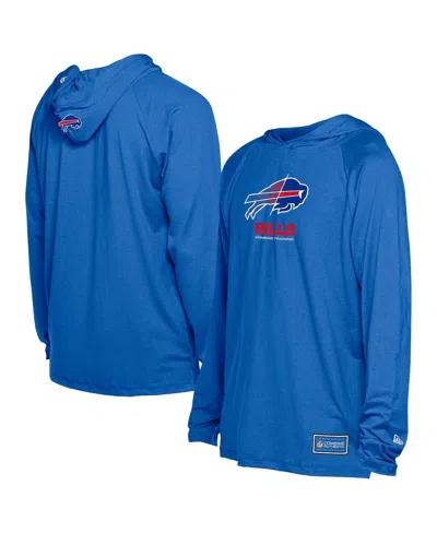 New Era Men's Royal Buffalo Bills Functional Fandom Hoodie In Blue
