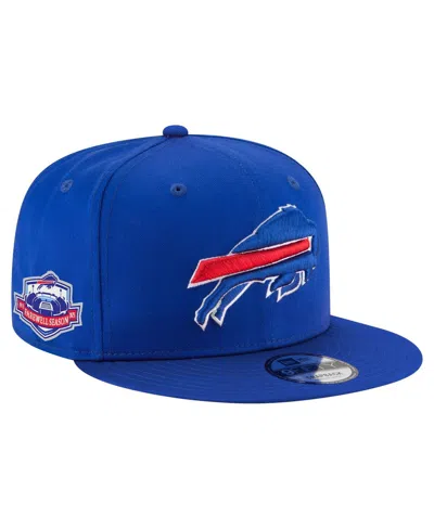 New Era Men's Royal Buffalo Bills Highmark Stadium Farewell Patch 9fifty Snapback Hat In Blue