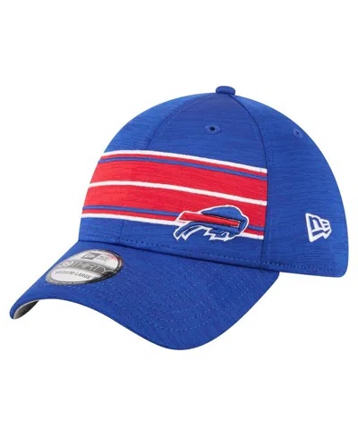 New Era Men's Royal Buffalo Bills Stripes 39thirty Flex Hat In Blue