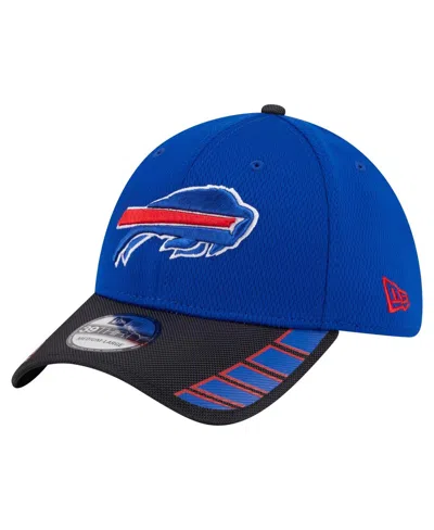 New Era Men's Royal Buffalo Bills Visor Hit 39thirty Flex Hat In Blue