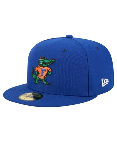 New Era Men's Royal Florida Gators Vault 59fifty Fitted Hat In Blue