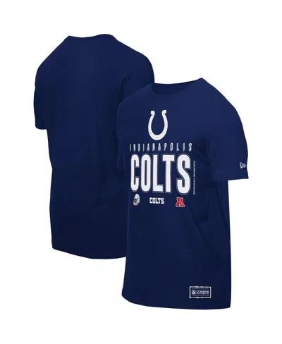 New Era Men's Royal Indianapolis Colts 2025 Nfl Training Camp T-shirt In Blue