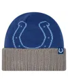New Era Men's Royal Indianapolis Colts Oversize Cuffed Knit Hat In Royal