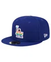 New Era Men's Royal Los Angeles Dodgers 2024 Pride On Field 59fifty Fitted Hat In Royal