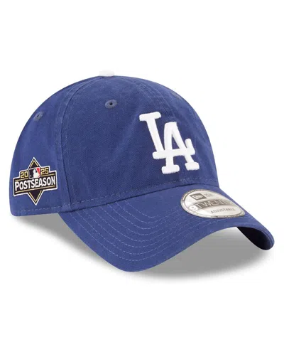 New Era Men's Royal Los Angeles Dodgers 2025 Mlb Postseason Side Patch 9twenty Adjustable Hat In Blue