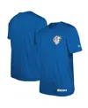 New Era Men's Royal Los Angeles Rams 2024 Nfl Training Camp T-shirt In Heather Royal