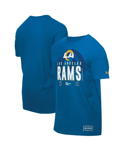 New Era Men's Royal Los Angeles Rams 2025 Nfl Training Camp T-shirt In Blue
