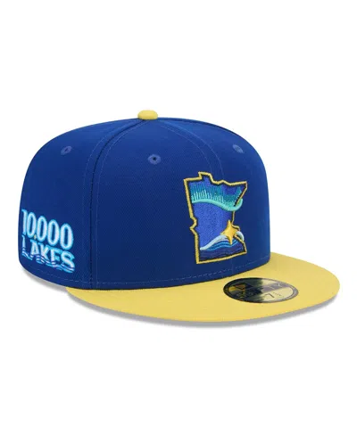 New Era Men's Royal Minnesota Twins 2024 City Connect 59fifty Fitted Hat
