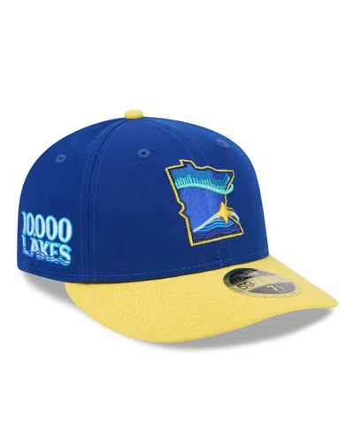New Era Men's Royal Minnesota Twins 2024 City Connect 59fifty Low Profile Fitted Hat