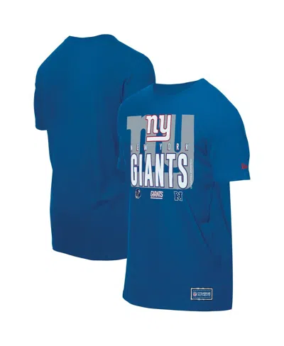 New Era Men's Royal New York Giants 2025 Nfl Training Camp T-shirt In Blue