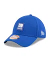 New Era Men's Royal New York Giants 2025 Sideline 39thirty Flex Hat In Blue