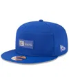 New Era Men's Royal New York Giants 2025 Sideline Split Panel 9fifty Snapback Hat In Blue