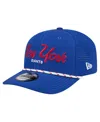 New Era Men's Royal New York Giants Script 9seventy Adjustable Hat In Blue