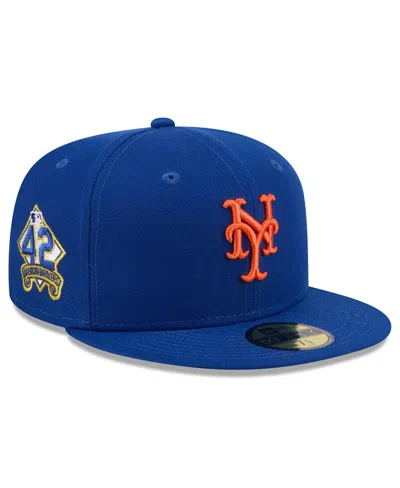 New Era Men's Royal New York Mets 2025 Jackie Robinson Day 59fifty Fitted Hat