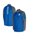 New Era Men's Royal New York Mets Father's Day Raglan Quarter-zip Top In Royal