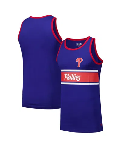 New Era Men's Royal Philadelphia Phillies Jersey Ringer Tank Top