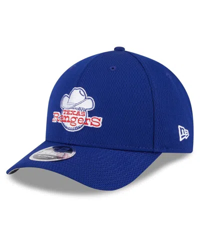 New Era Men's Royal Texas Rangers 2025 Mlb Clubhouse 9forty M-crown Adjustable Hat