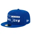 New Era Men's Royal Toronto Blue Jays Ransom 59fifty Fitted Hat In Blue