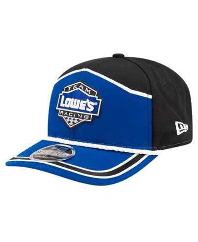 New Era Men's Royal/black Jimmie Johnson Lowe's 9seventy Stretch-snap Hat In Royal,black