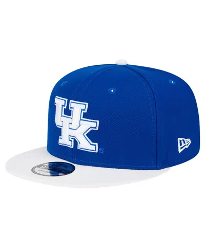 New Era Men's Royal/white Kentucky Wildcats Two-tone 9fifty Snapback Hat In Royal,white
