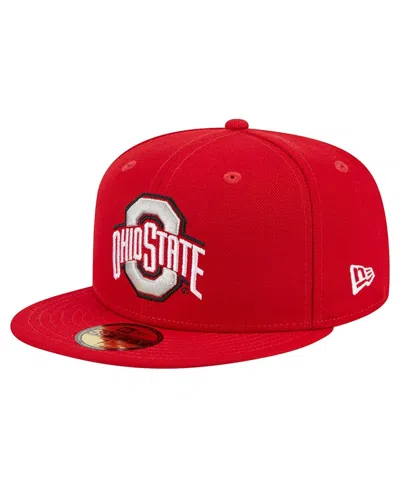 New Era Men's Scarlet Ohio State Buckeyes 59fifty Fitted Hat