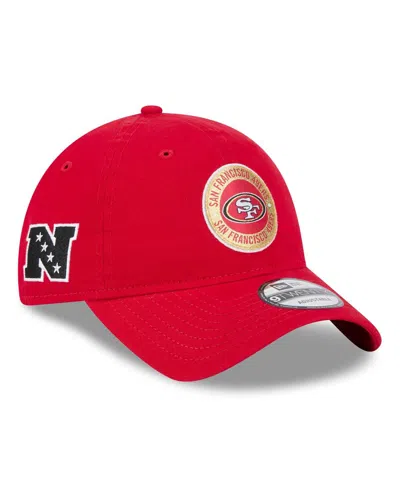 New Era Men's Scarlet San Francisco 49ers 2024 Sideline 9twenty Adjustable Hat