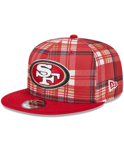 New Era Men's Scarlet San Francisco 49ers 2024 Sideline Statement 9fifty Snapback Hat
