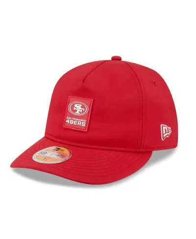 New Era Men's Scarlet San Francisco 49ers 2025 Sideline Retro Crown 59fifty Fitted Hat In Red
