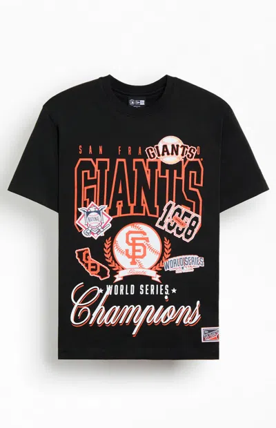 New Era Men's Sf Giants Sport Class T-shirt In Black