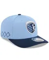 New Era Men's Sky Blue/navy Sporting Kansas City 2025 Jersey Hook 9seventy Stretch-snap Hat In Light Blue