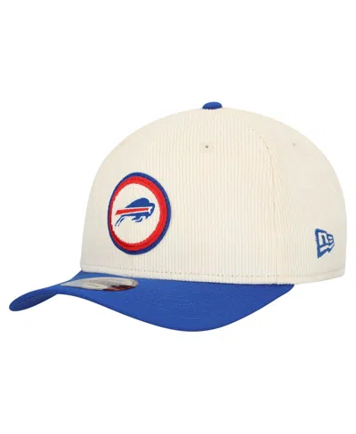 New Era Men's Stone Buffalo Bills Loyal Corduroy 9seventy Adjustable Hat In White
